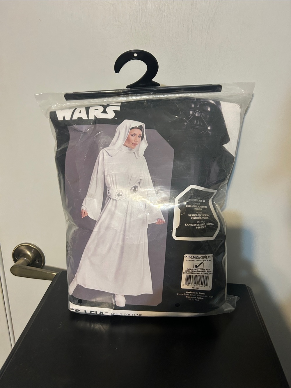 Star Wars White Princess Leia Hooded Kids Costume